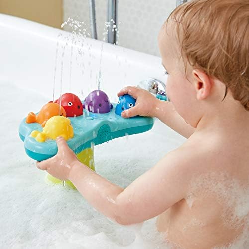 צעצוע אמבטיה של מזרקת המוזיקה | אמבטיה לוויתן 2 הצע צעצוע של מצבי הפעל עם מוזיקה | צעצוע של מקלחת אמבטיה לפעוטות